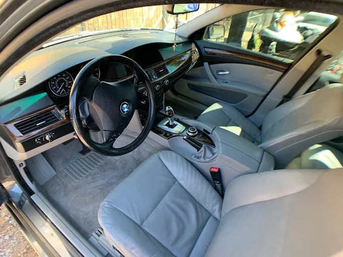 Cleaned BMW interior